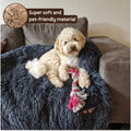 Captain Pup's fluffy dog ​​bed (2-in-1)